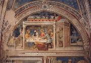 GIOVANNI DA MILANO Scenes out of life Christs  Christ in the house Simons, 2 Halfte 14 centuries. oil painting reproduction